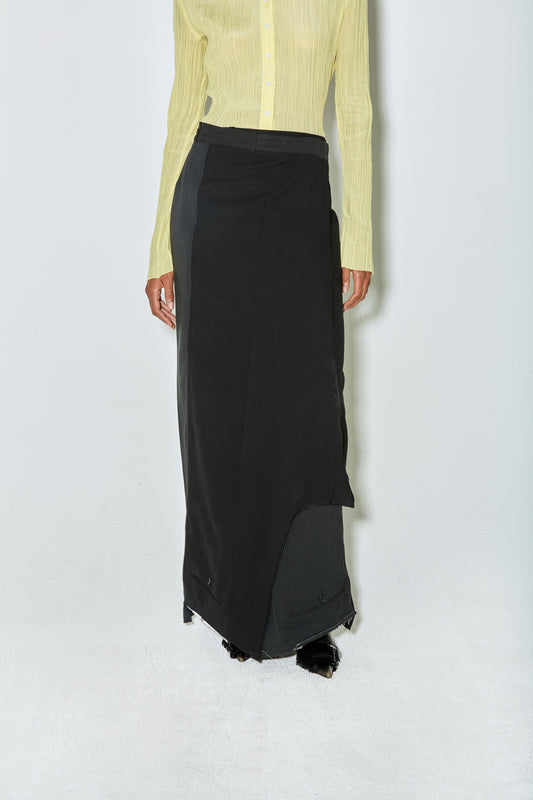 JELLIE skirt upcycled tailoring