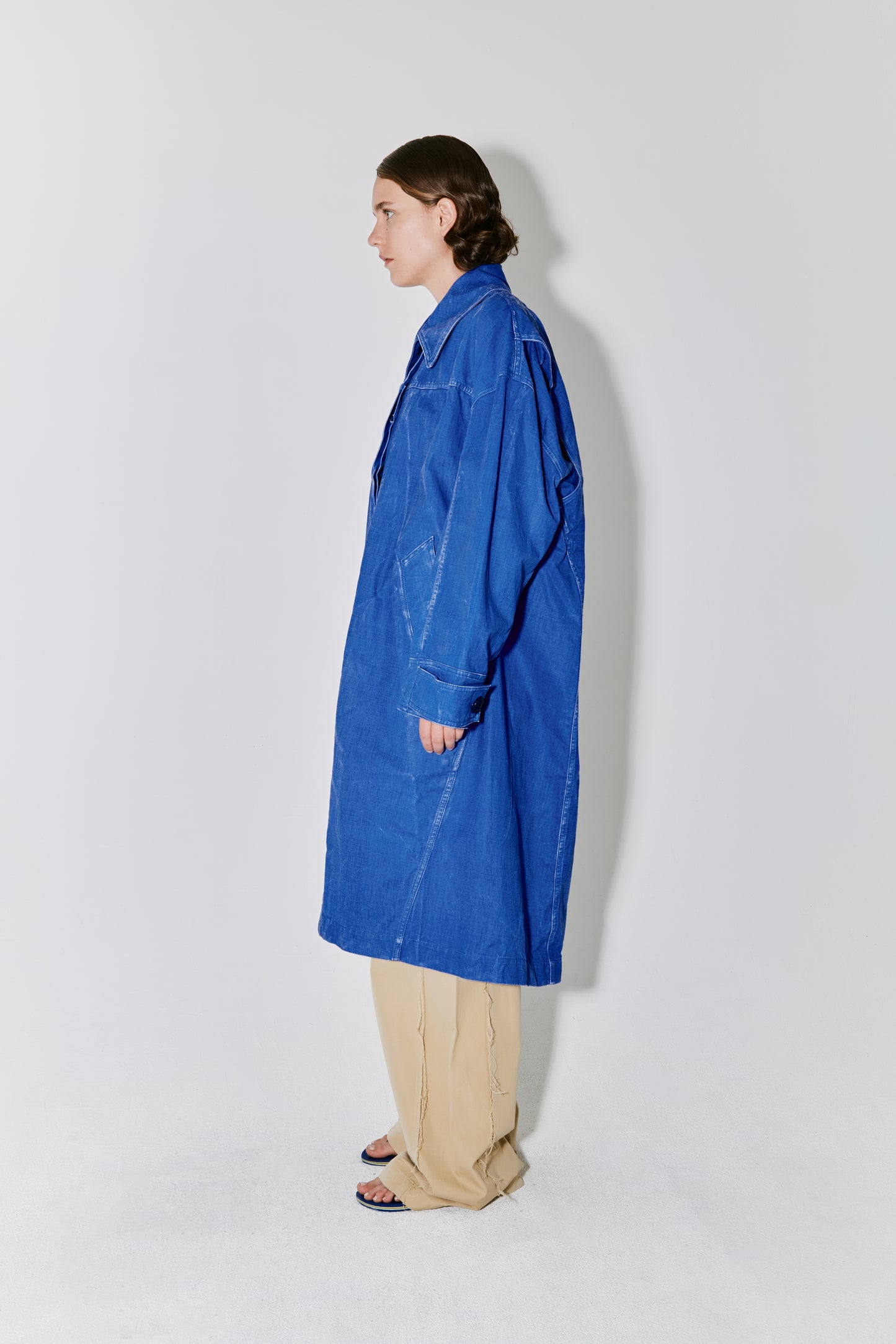 MANSO coat azure blue