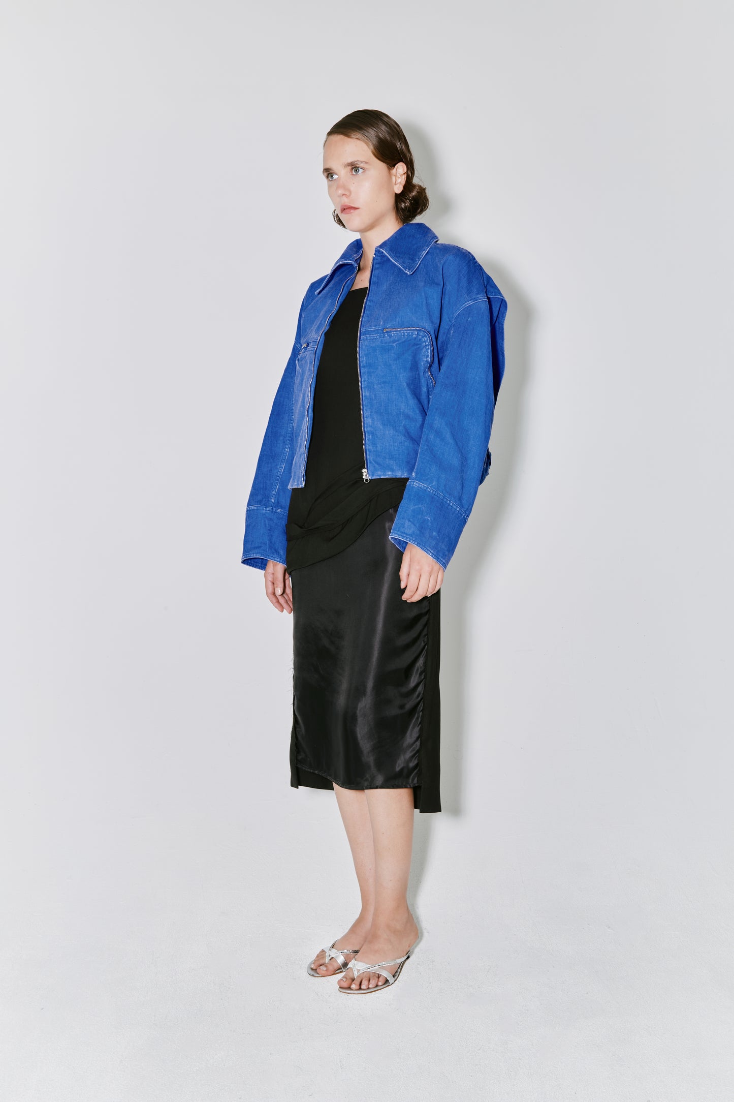 MARTY jacket azure blue