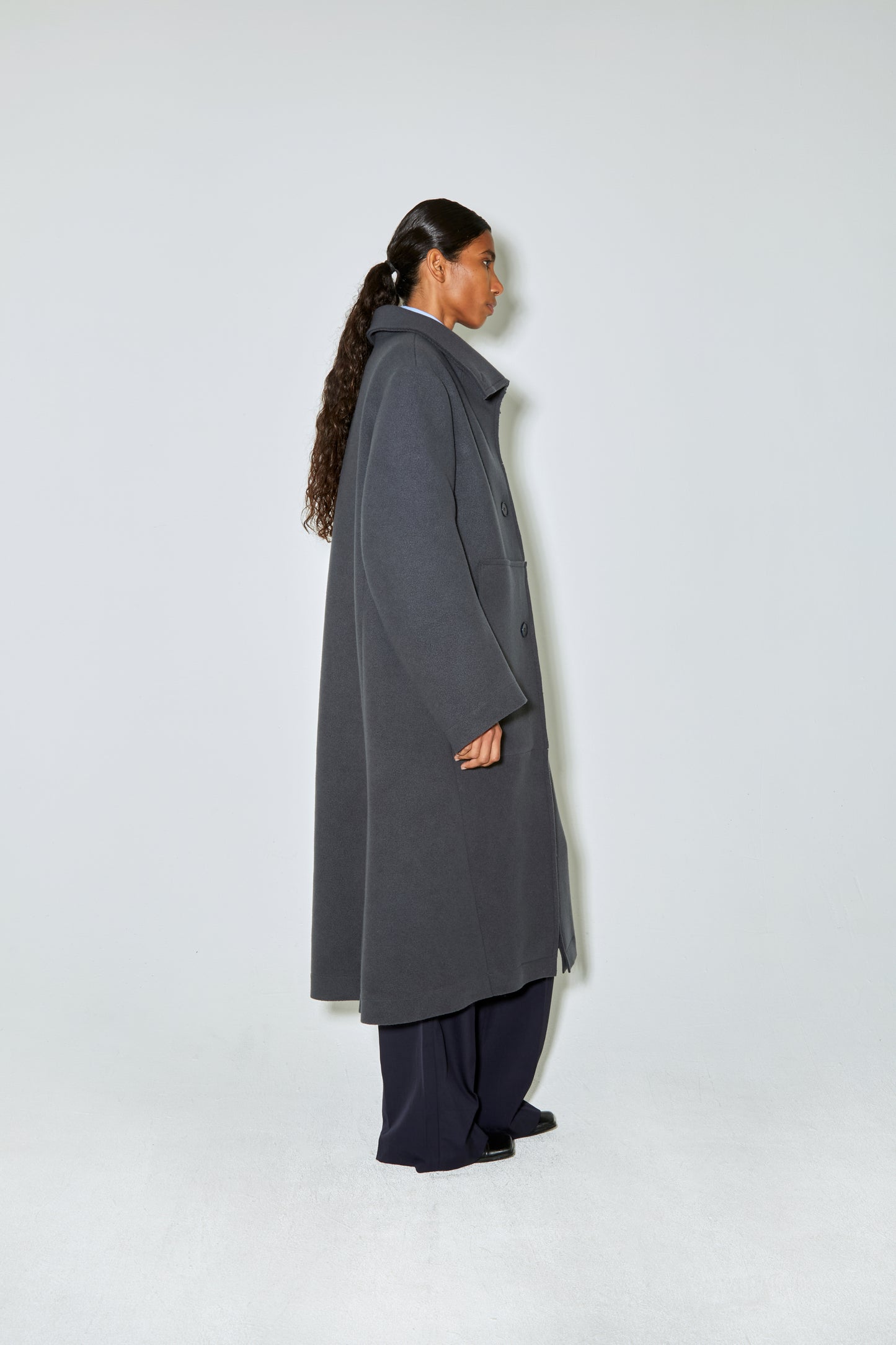 MILA coat grey