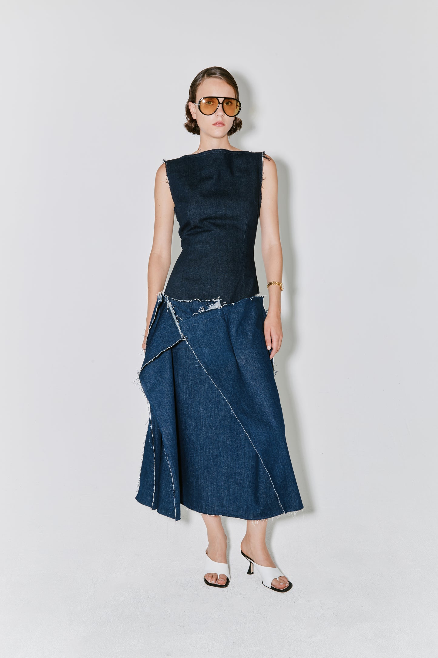 RODA dress blue