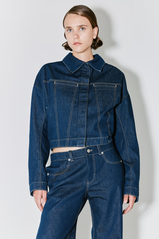 VERONICA jacket dark blue denim