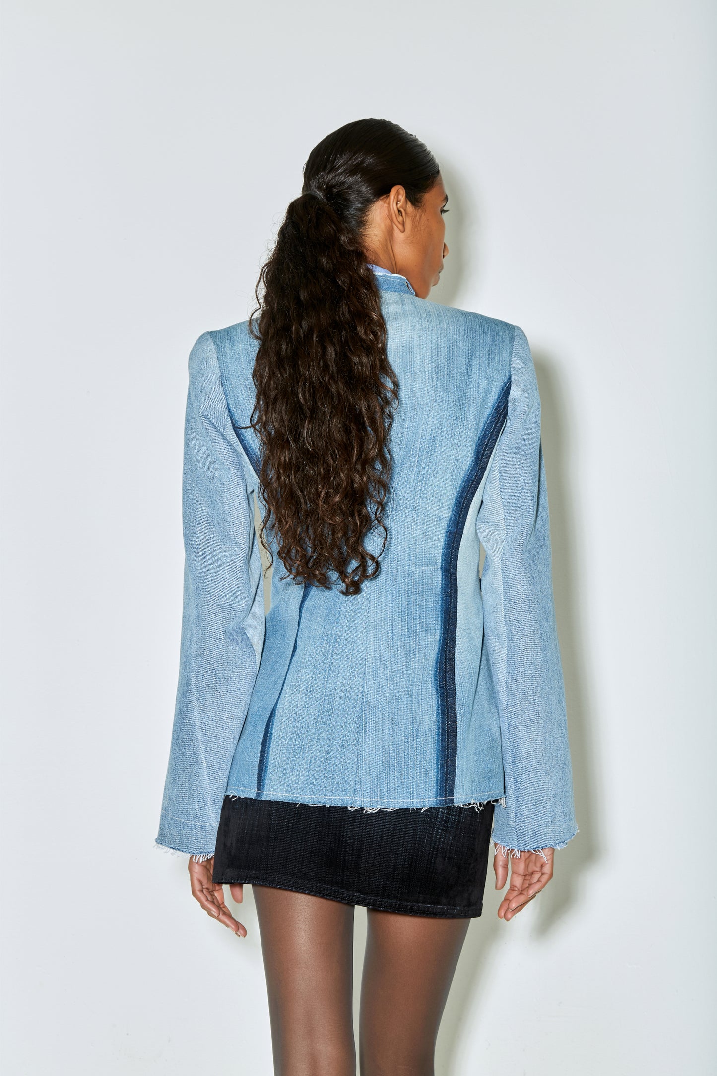 VIKA upcycled blazer blue