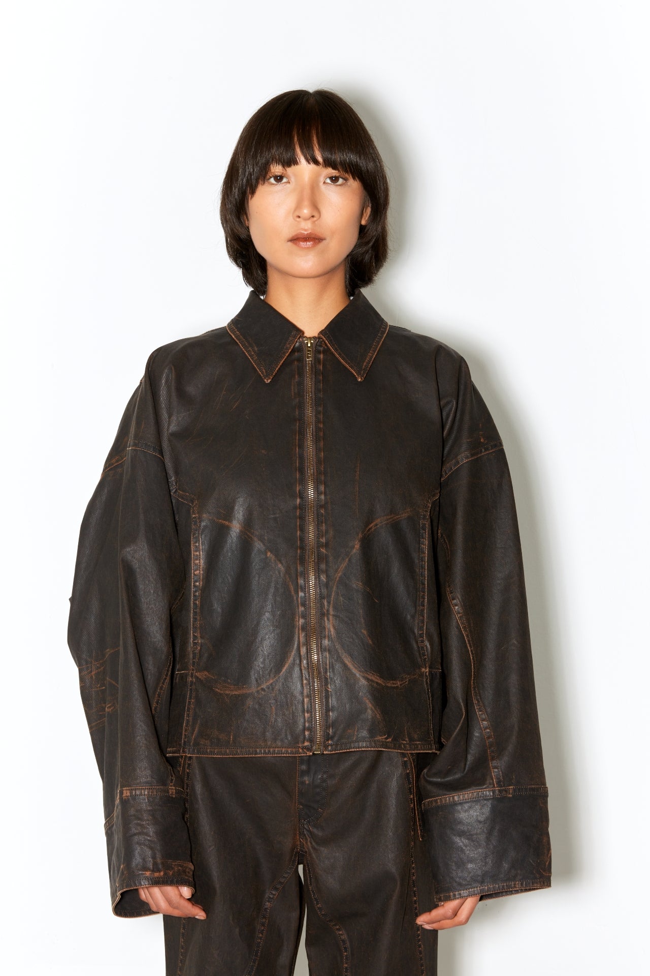 MACFLY jacket brown wax